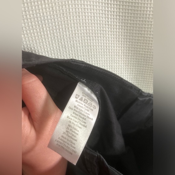 EVERLANE Women's High Rise Waist Black Pants Size 00 - Picture 6 of 7